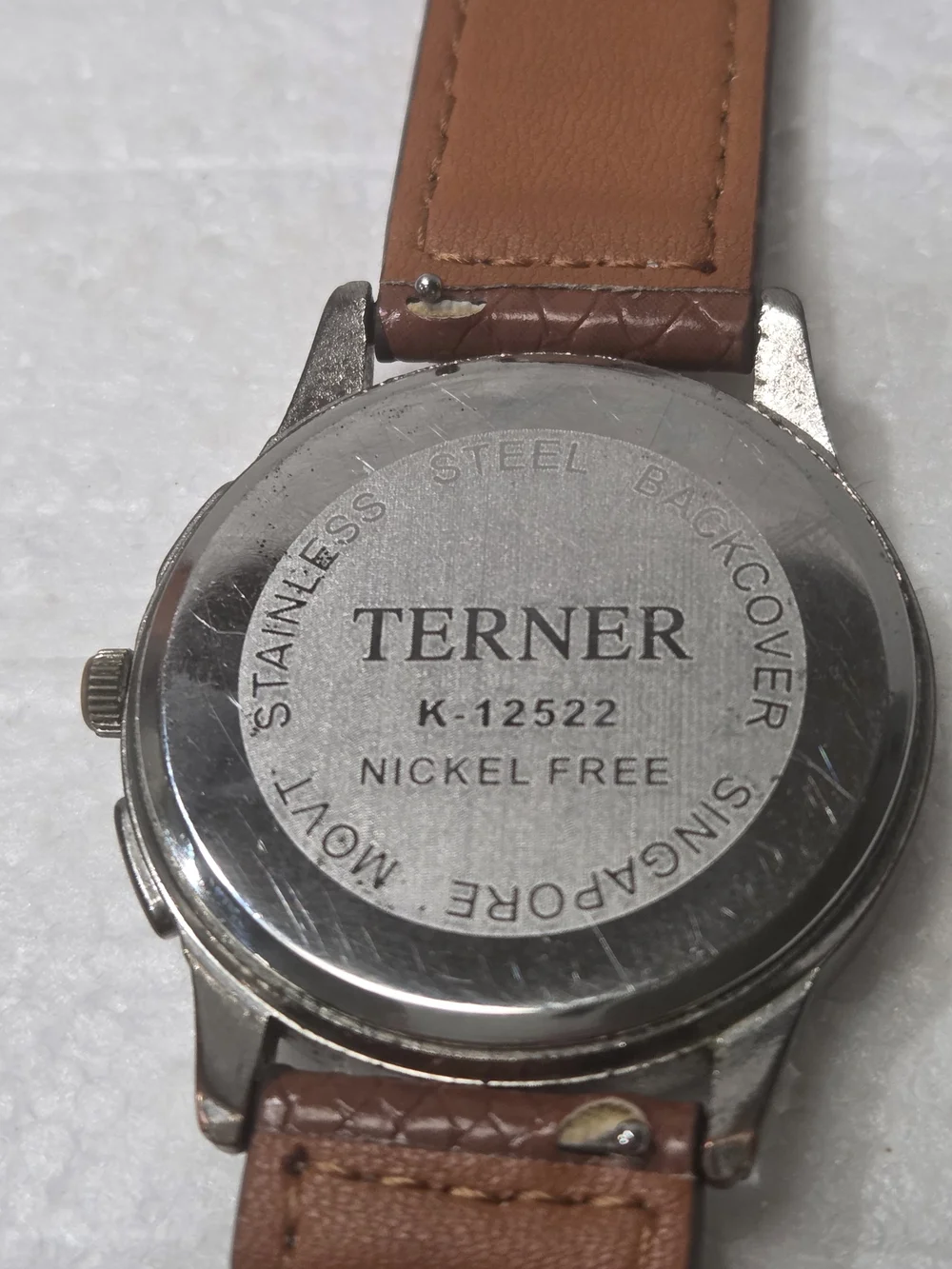 Terner Quartz Racing-Style Wristwatch - Black & Brown Nickel Free